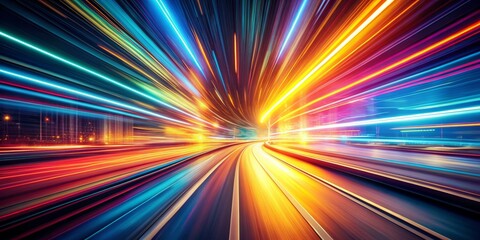 Blurred Motion Intensity: Abstract representation of the speed and agility required to overcome obstacles, with streaks of color representing movement.