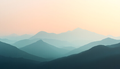 Fototapeta premium A simple gradient transitioning from a light to dark shade, creating a calm and soothing backdrop