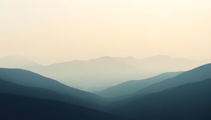 Fototapeta premium A simple gradient transitioning from a light to dark shade, creating a calm and soothing backdrop