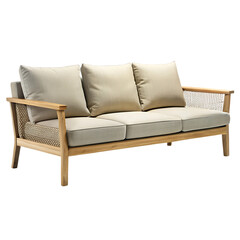 Comfortable Contemporary Sofa for Indoor or Outdoor Settings with Modern Design and Cozy Appeal