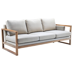 Comfortable Contemporary Sofa for Indoor or Outdoor Settings with Modern Design and Cozy Appeal