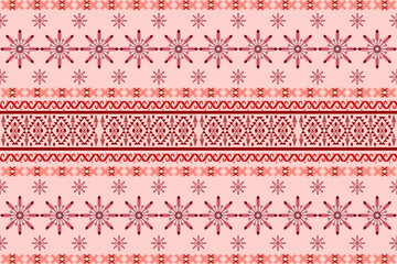 Ethnic Aztec abstract geometric oriental traditional seamless. Navajo tribal texture embroidery pattern design for fabric, clothing, ornament, background, wallpaper, illustration, Ikat, decoration