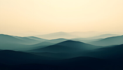 Obraz premium A simple gradient transitioning from a light to dark shade, creating a calm and soothing backdrop