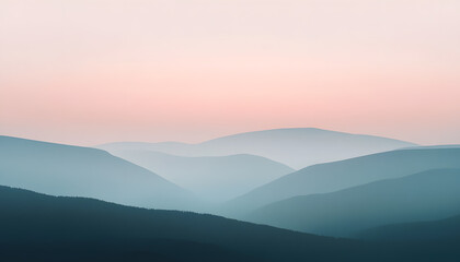 Fototapeta premium A simple gradient transitioning from a light to dark shade, creating a calm and soothing backdrop