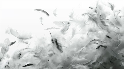 Dynamic explosion of a feather pillow