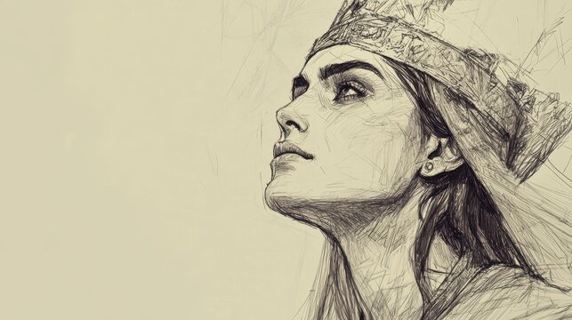 Esther&rsquo;s Revelation: Biblical Illustration of Her Exposing Haman&rsquo;s Plot and Revealing Her Jewish Identity to the King