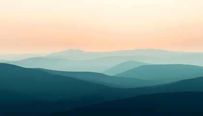 Fototapeta premium A simple gradient transitioning from a light to dark shade, creating a calm and soothing backdrop