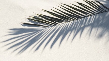 Obraz premium Business, travel concept, fern leaf, projection, background, palm leaf, Shadow, clean flat, white sand beach, local close-up, magazines, books, documents, media, Reading, color, pattern, sky, close-up