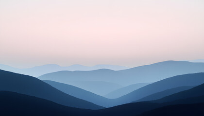 Fototapeta premium A simple gradient transitioning from a light to dark shade, creating a calm and soothing backdrop