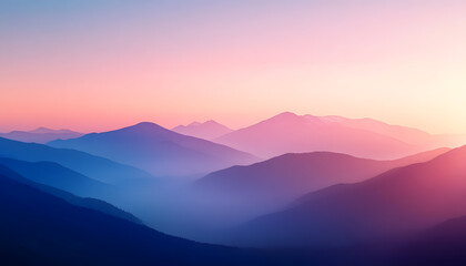 Fototapeta premium A simple gradient transitioning from a light to dark shade, creating a calm and soothing backdrop