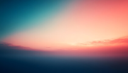 Obraz premium A simple gradient transitioning from a light to dark shade, creating a calm and soothing backdrop
