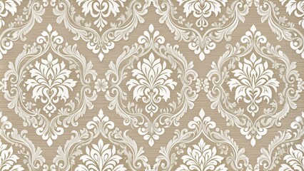 Modern Minimalism: Clean-lined damask motifs blended with geometric prints, creating a sophisticated and timeless look.