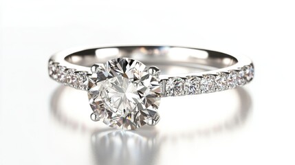 exclusive jewerly with Diamond ring and white isolated background --ar 16:9 --v 6.1 Job ID: 086fe775-394a-4abb-bec6-fe12e592f50a