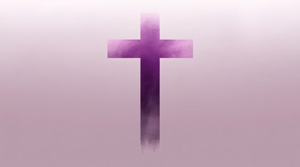 Obraz premium Gradient Cross: A Modern and Elegant Design Featuring a Cross with a Smooth Gradient Color Transition.