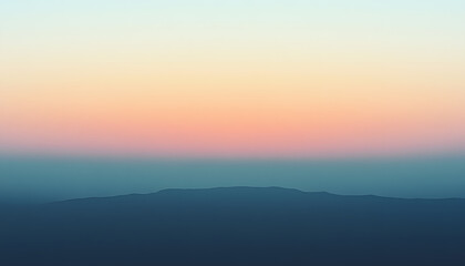 Obraz premium A simple gradient transitioning from a light to dark shade, creating a calm and soothing backdrop
