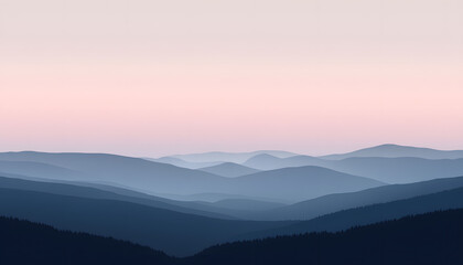 Obraz premium A simple gradient transitioning from a light to dark shade, creating a calm and soothing backdrop