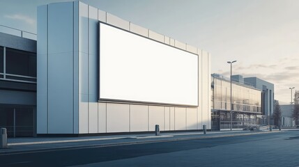 Outdoor Poster Mockup on Building