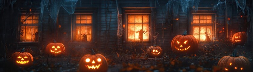 Halloween Pumpkin Display