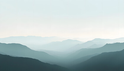 Naklejka premium A simple gradient transitioning from a light to dark shade, creating a calm and soothing backdrop