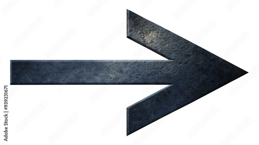 Poster black arrow pointing right. arrow shape element