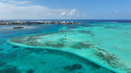 Aquarium Bay At San Andres Providencia Y Santa Catalina Colombia. Beach Landscape. Caribbean...