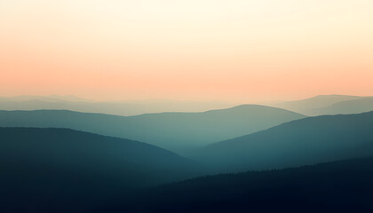 Obraz premium A simple gradient transitioning from a light to dark shade, creating a calm and soothing backdrop