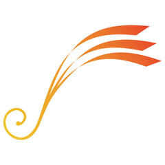 ORNAME ELEGANT DANGLING LEAF DECORATION