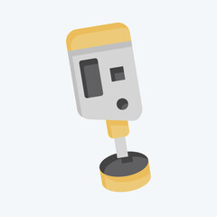 Icon Hardness Tester. related to Measuring symbol. flat style. simple illustration