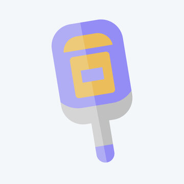 recommend clip art: Icon Thermomete. related to Measuring symbol. flat style. simple illustration