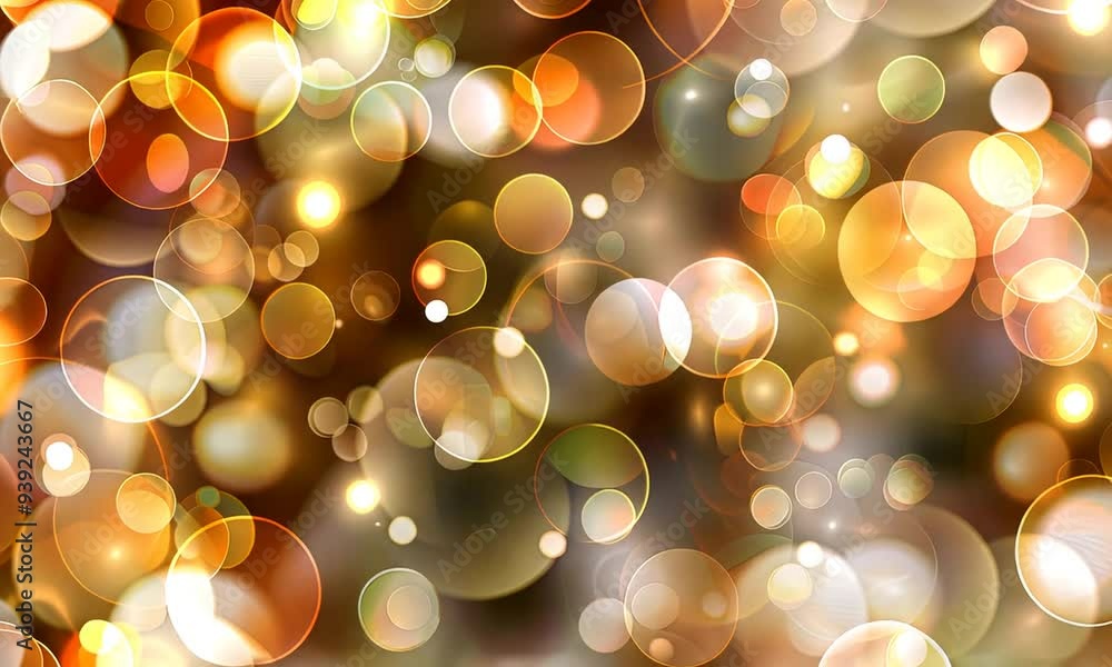 Poster a mesmerizing display of shimmering bokeh lights fills the ambiance with warmth and magic during an 