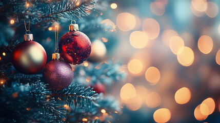 christmas tree and lights, chistmas background,  christmas background with christmas tree decorations