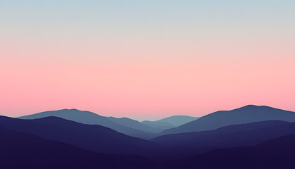 Obraz premium A simple gradient transitioning from a light to dark shade, creating a calm and soothing backdrop