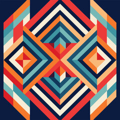 classic geometric pattern in a modern, minimalist style