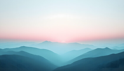 Fototapeta premium A simple gradient transitioning from a light to dark shade, creating a calm and soothing backdrop