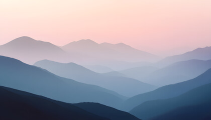 Fototapeta premium A simple gradient transitioning from a light to dark shade, creating a calm and soothing backdrop