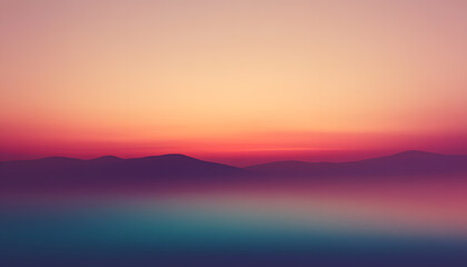 Obraz premium A simple gradient transitioning from a light to dark shade, creating a calm and soothing backdrop