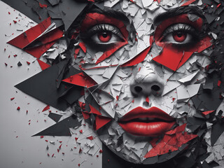 halloween vampire face