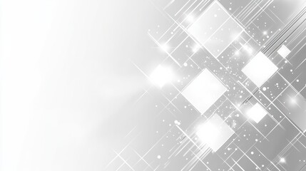 Obraz premium Geometric White and Gray Abstract Background