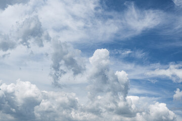 Blue sky and clouds for background