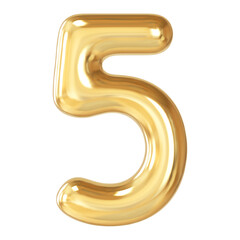 3D Golden Number 5