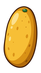 Potato vector, illustration of Potato isolated on white background