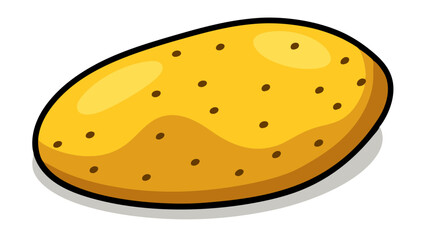 Potato vector, illustration of Potato isolated on white background
