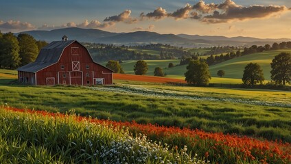 landscape in the mountains