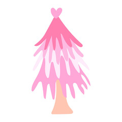 Pink  Christmas tree
