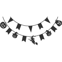 Halloween Bunting Flag Decoration