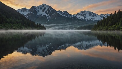 lake in the mountains