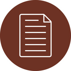 Document Vector Icon Design