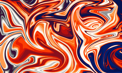Dynamic and abstract pattern of swirling colors