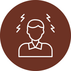 Headache Vector Icon Design