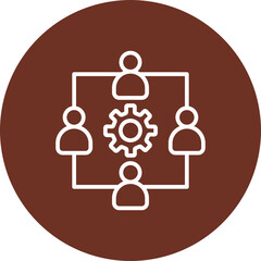 Teamwork Vector Icon Design